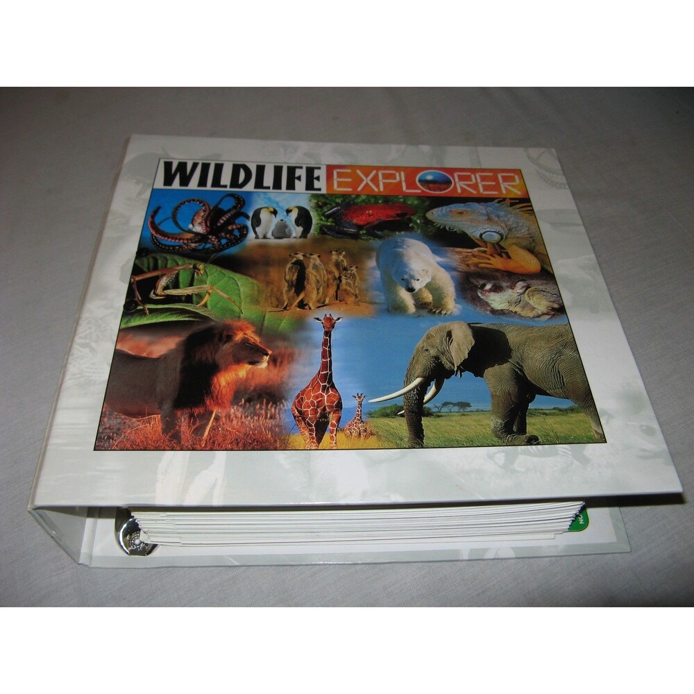 Wildlife Explorer Binder 6 Categories Reptiles Insects Fish and More